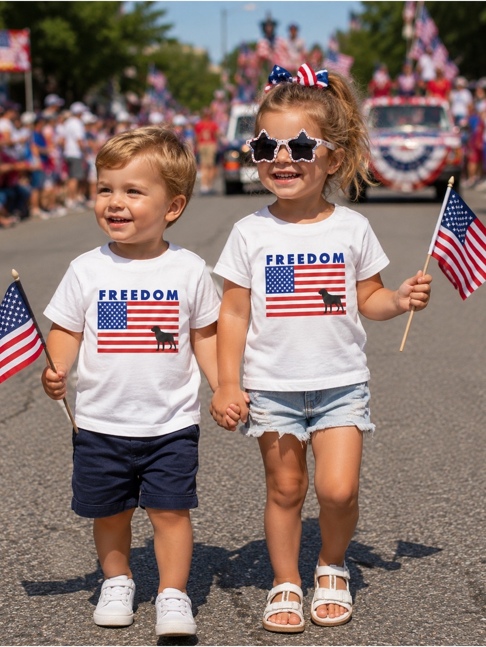 Patriotic Freedom shirt for children- unisex